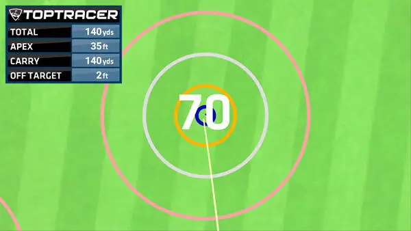 Toptracer Points Game screen